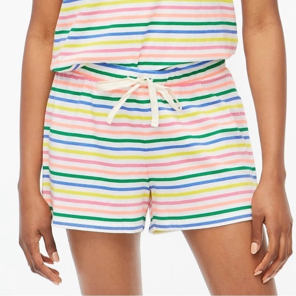 J. Crew Factory Multicolor Striped Pajama Shorts Size 3X